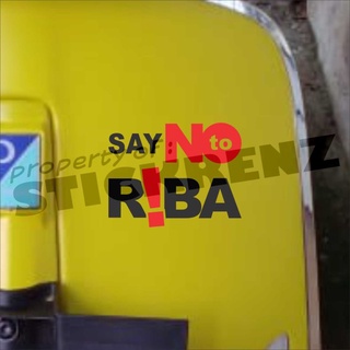 Jual Stiker Say No To Riba Sticker Riba Indonesia Shopee Indonesia