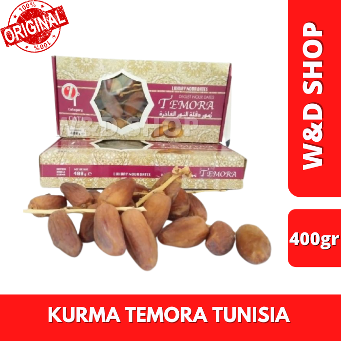 

Kurma Tangkai Tunisia Daglet Nour TEMORA 400gr-Kurma Tunisia Asli