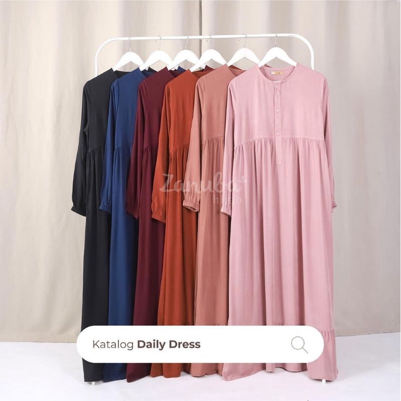 Daily Dress by ZANUBA HIJAB - Daily Dress Zanuba Hijab - Daily Dress Rayon - Daily Dress Rayon Zanub