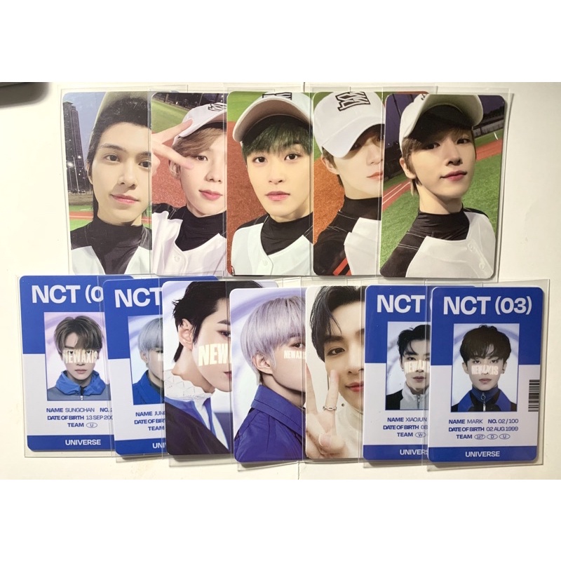 IDC UNIVERSE BASEBALL TEAM Mark Baseball Jeno Baseball Hendery baseball Sungchan baseball Shotaro ba