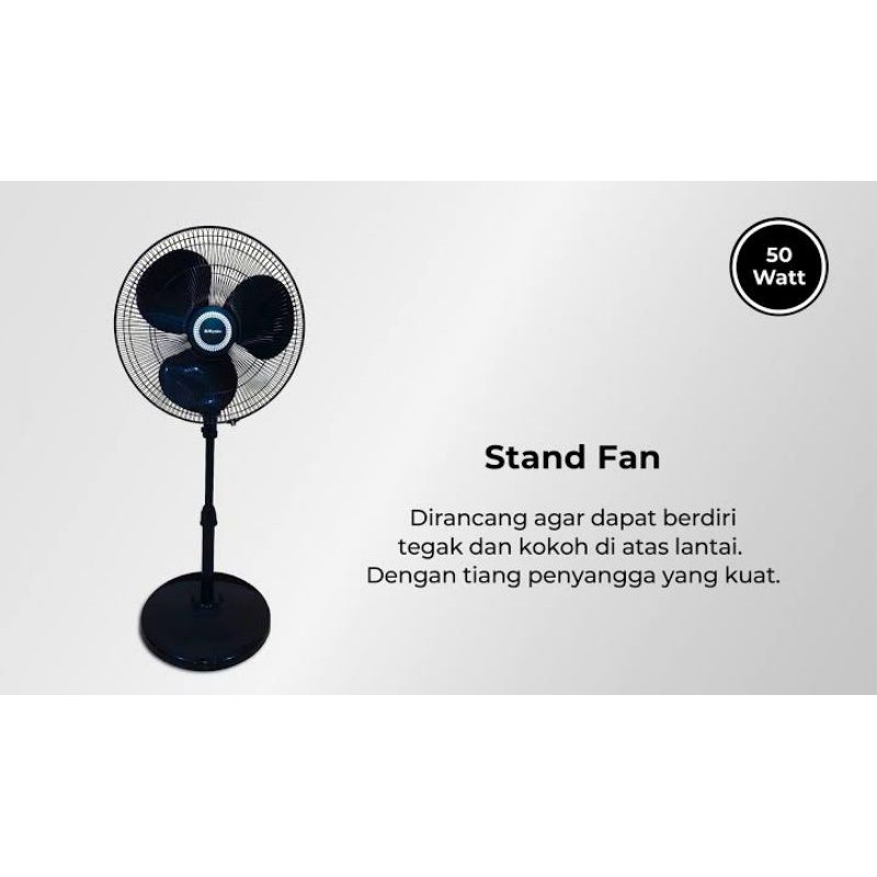 Kipas Angin Miyako Berdiri Kaki Bulat (Stand Fan) KAS - 1607