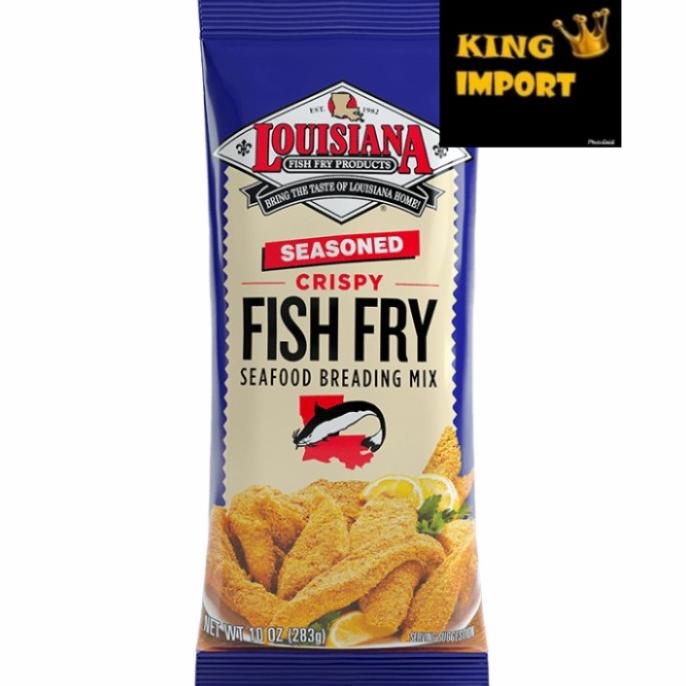 

Louisiana Seasoned Crispy Fish Fry 283gr Tepung Seafood krispy import