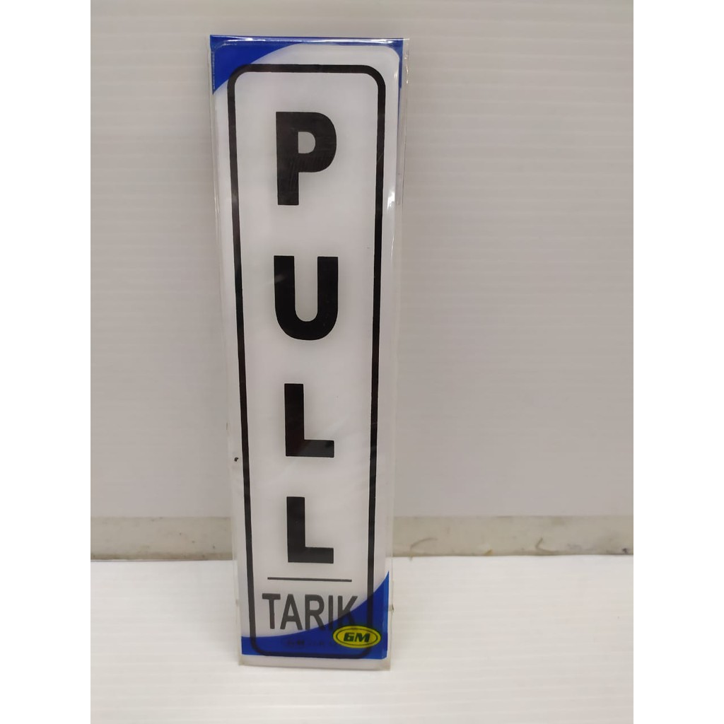 

LABEL GM ACRILIC PULL/TARIK L K-24