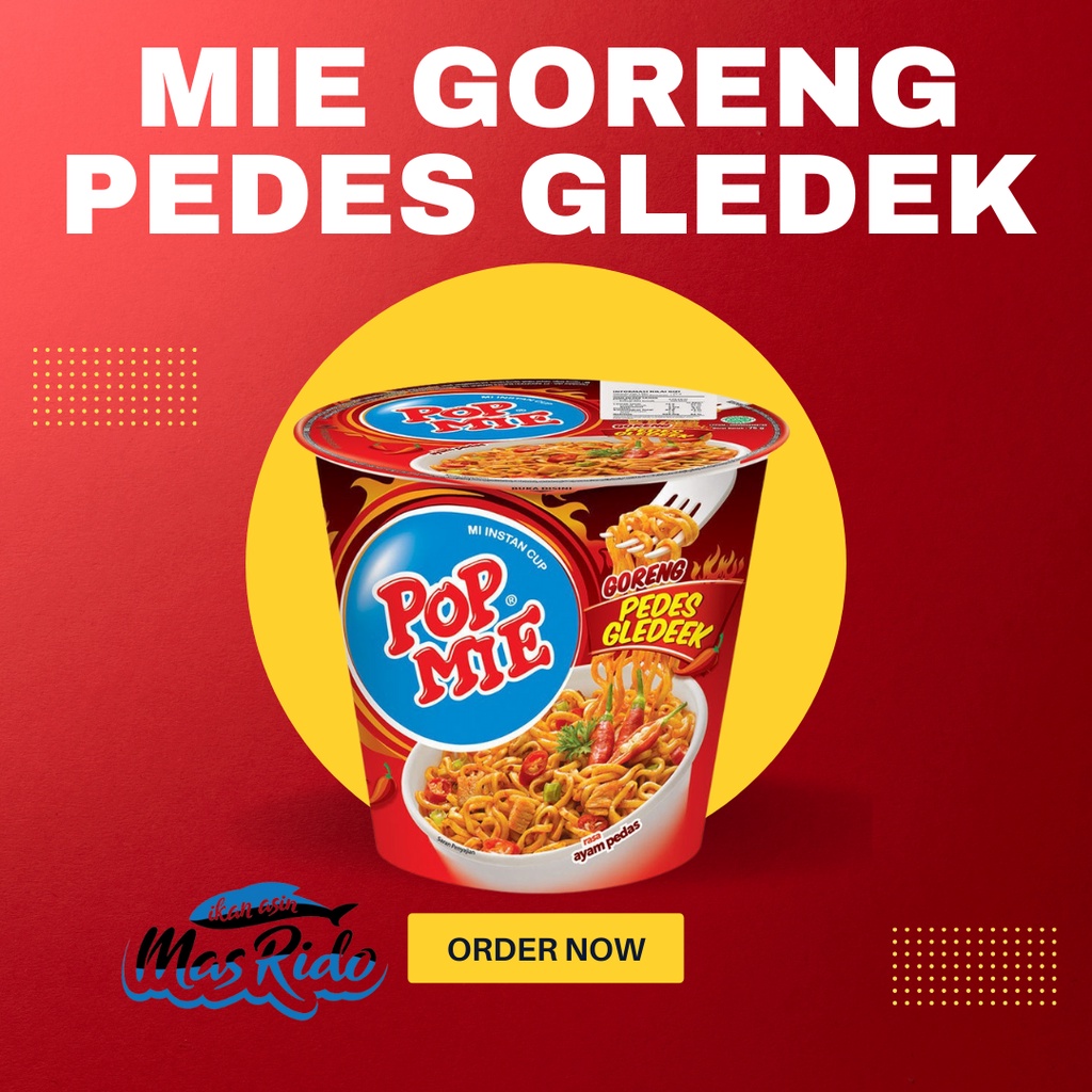 

Mie Instan Popmie Hype Abis Gledek Popmie Goreng Pedes Gledek Cup Rasa Ayam Pedas