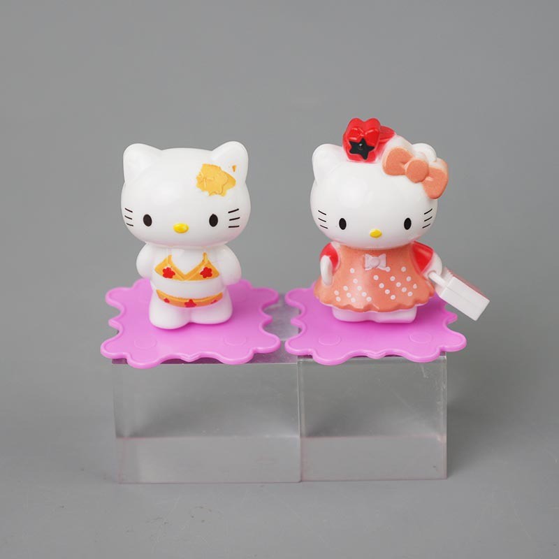 6pcs / Set Mainan Action Figure Model Hello Kitty Untuk Dekorasi Kue