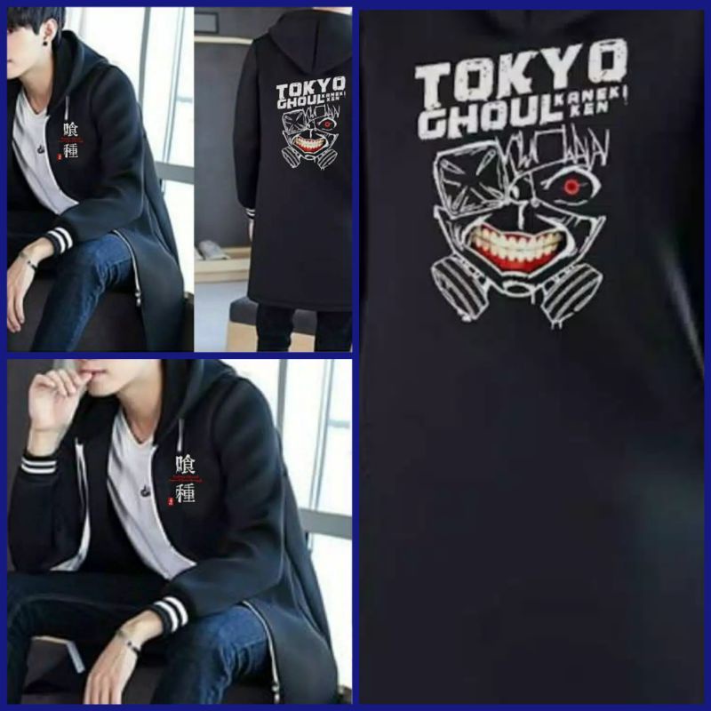 JAKET JUBAH SWEATER HOODEI PRIA - WANITA WIBU ANIME KANEHI