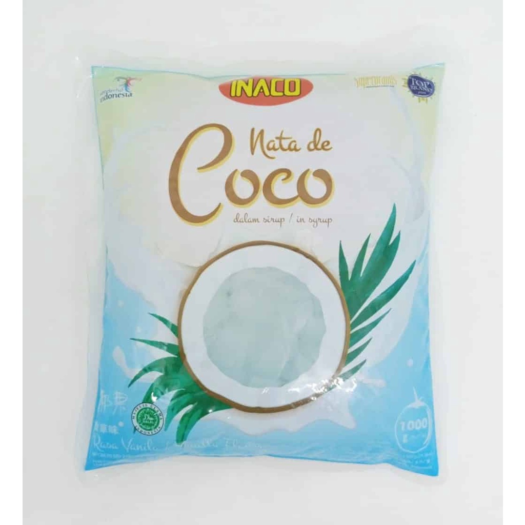 

Inaco Nata De Coco VANILA 1 KG (BESAR) / Inaco Natadecoco 1 KG