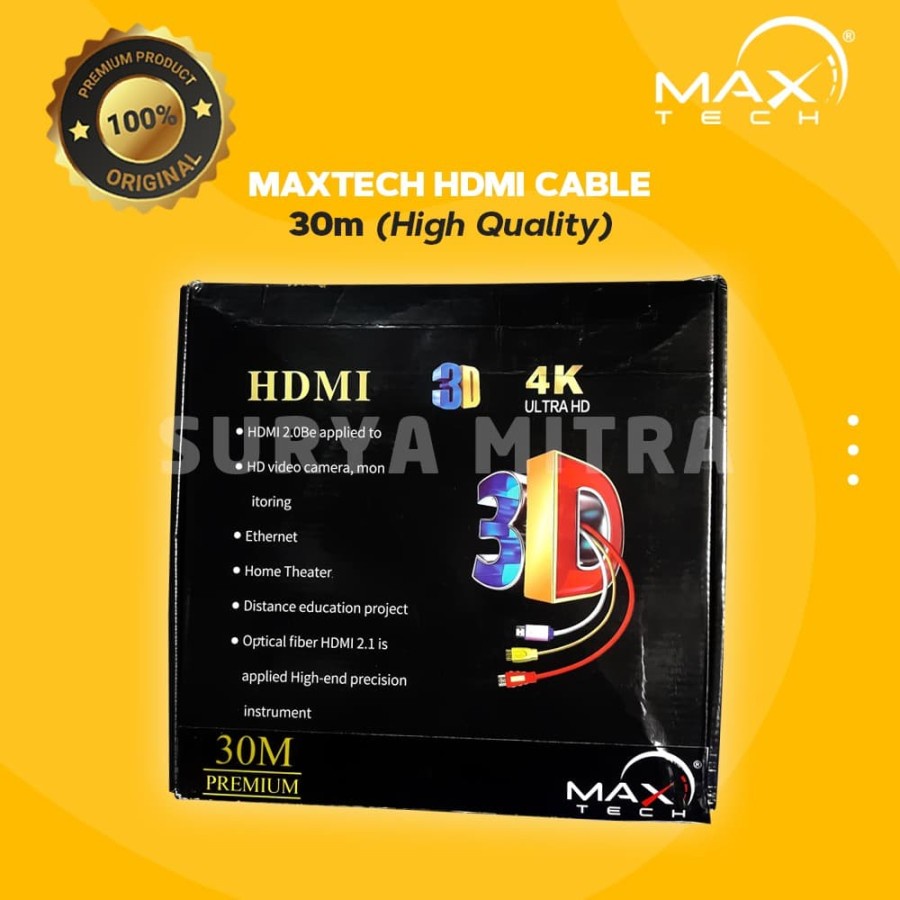 Kabel HDMI Maxtech 30m HQ