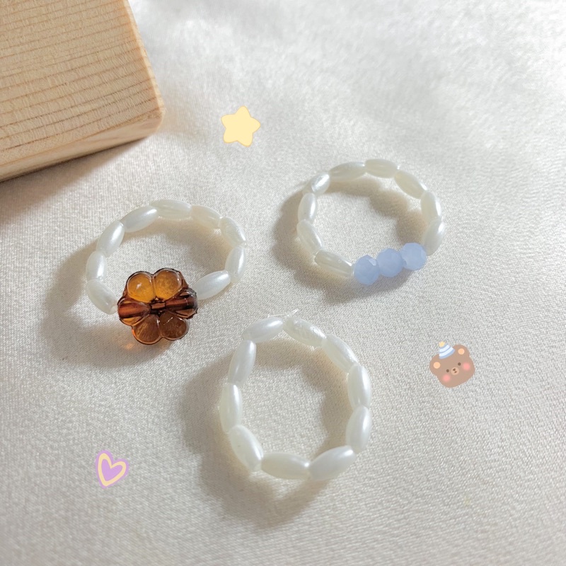 

••RINGS WHITE RICE••