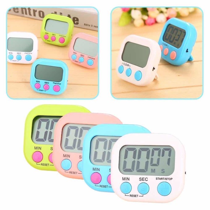 Timer Dapur Digital Kitchen Timer Masak Digital Alarm Cooking Magnet