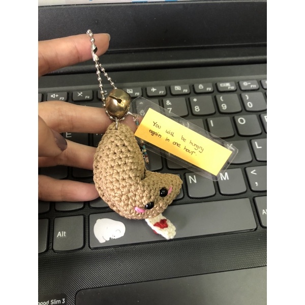 Fortune cookies keychain