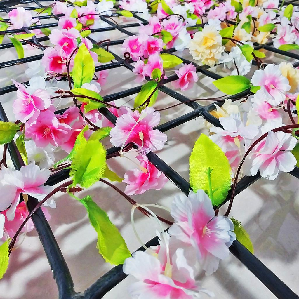 Bunga Sakura Hias Juntai Dekorasi Dinding Rumah Murah Import Tanaman Bunga Hias Plastik PBP66