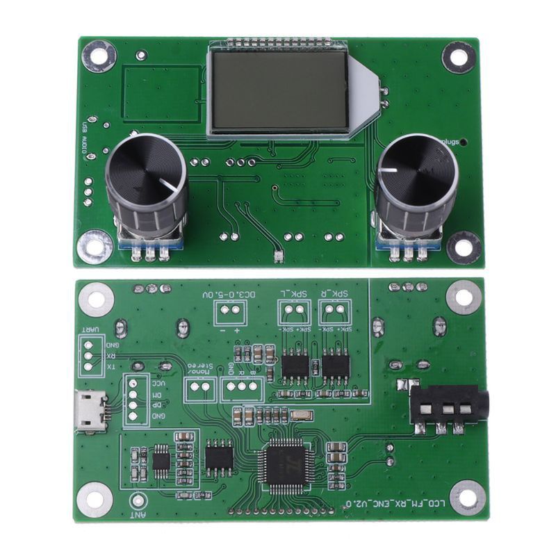 Modul Receiver Radio FM Digital 87-108mhz DSP & PLL LCD Stereo + Kontrol Serial