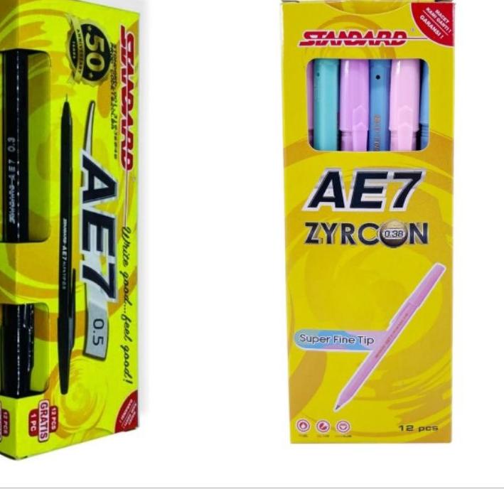 

Pulpen Standard AE7 0.5mm / Zyrcon 0.38mm 1 Lusin ..