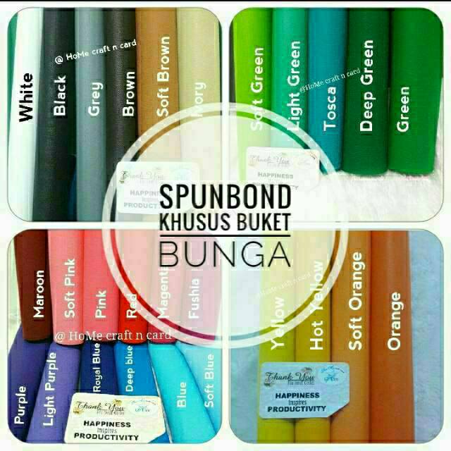 

Spunbond khusus Florist/ katalog 1 / 50x100cm / spun / Homecraftncard