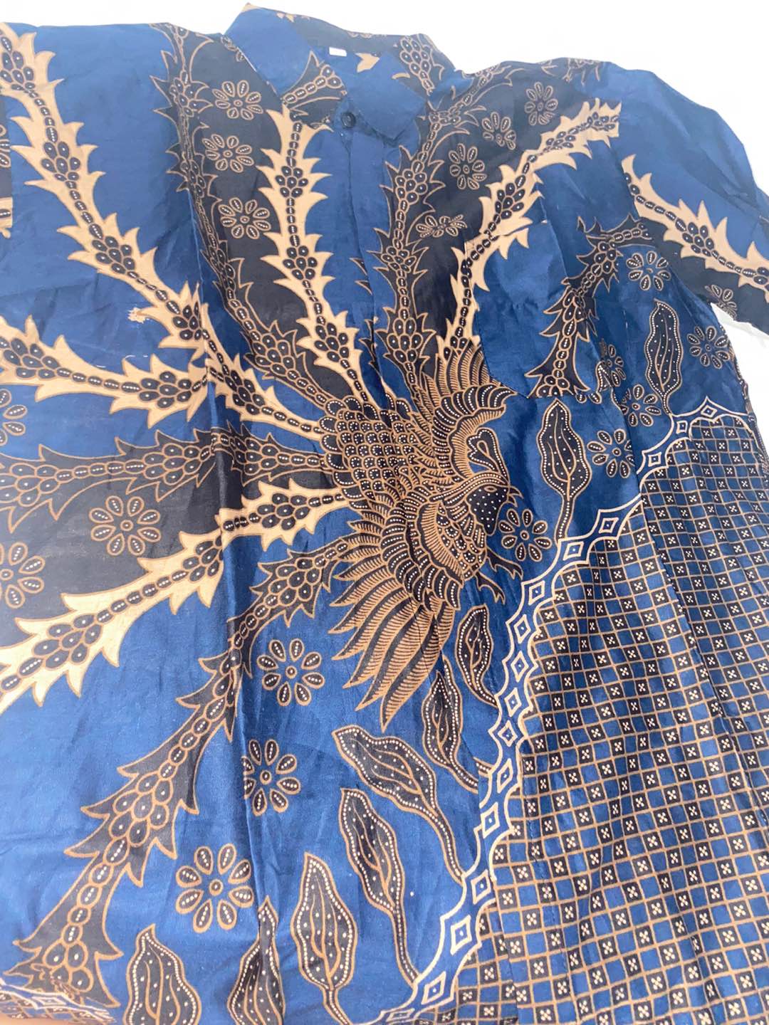 Baju Batik Pria Slimfit Big Size M L Xl Xxl Atasan Kemeja Batik Lengan Panjang Original