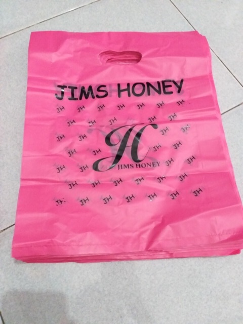 Goodie Bag Murah Jh Plastik Packing Logo Jimshoney / Kantong