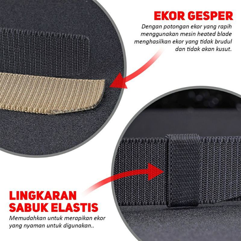 Ikat Pinggang Pria 511 Nylon Kanvas Kepala Besi Sabuk Pria Canvas Gesper NYLON Men Belt