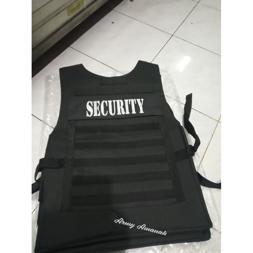 Rompi Serbu Rompi Security Hitam Rompi Security Tebal Rompi Satpam