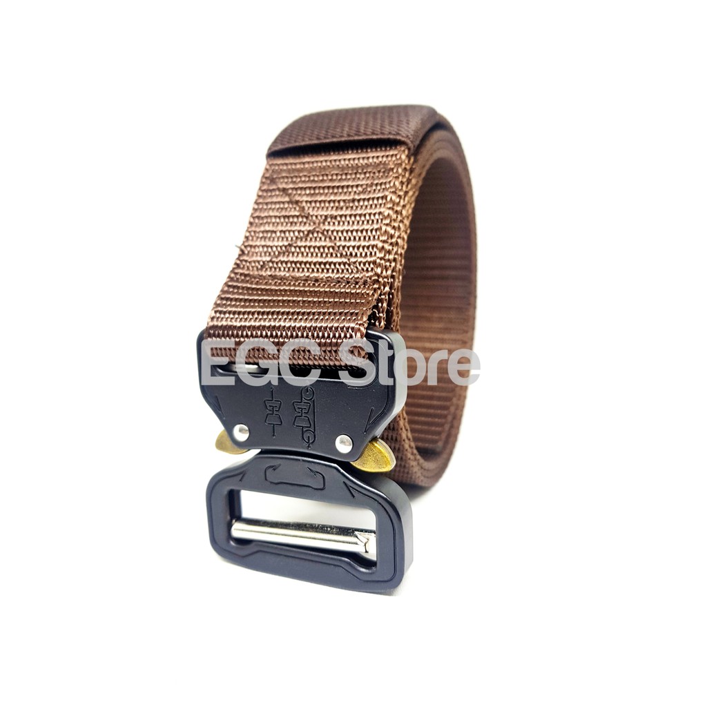 Gesper Ikat Pinggang Pria Laki Cowo Katun Plastik Army Tactical Asli Ori Sabuk Belt Impor Polos T-2 - X-1/MC-ND1