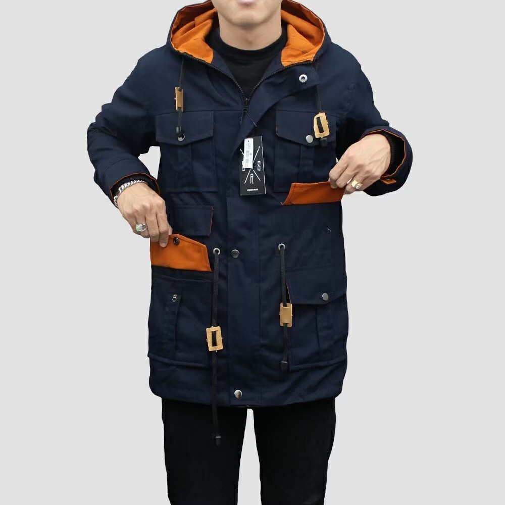 Jaket Parka Pria BGSR Suede / Jaket Parka BGSR Suede Premium / Jaket Parka Pria Big Size-7