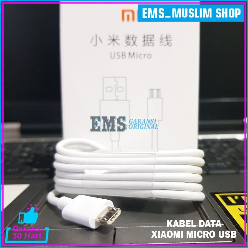 Kabel Data Fast Charging Xiaomi ORI USB ORIGINAL 100% Kabel Charger Micro USB 2A