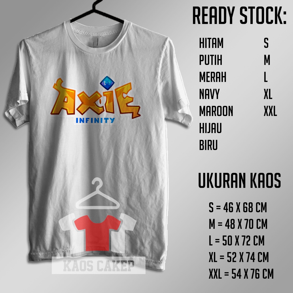 Kaos Game Axie Infinity NFT Fullprint Baju Distro
