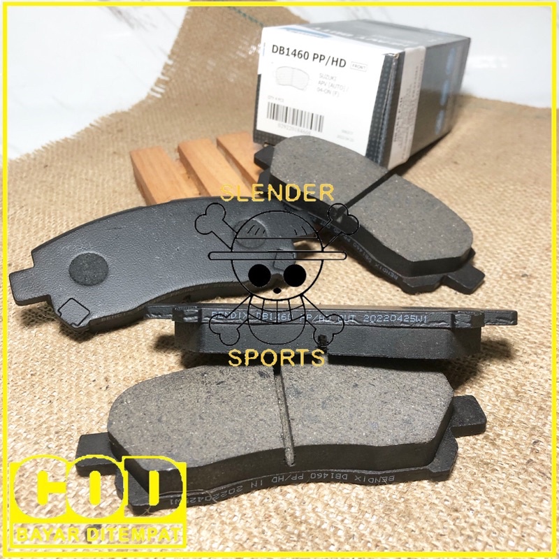 BRAKE PAD VELOZ DB 1460 HD - KAMPAS REM DEPAN AVANZA XENIA RUSH TERIOS APV BENDIX DB1460 HD