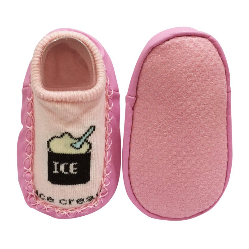 Sorex Sepatu Bayi dengan Anti Slip YB 112 - Pink