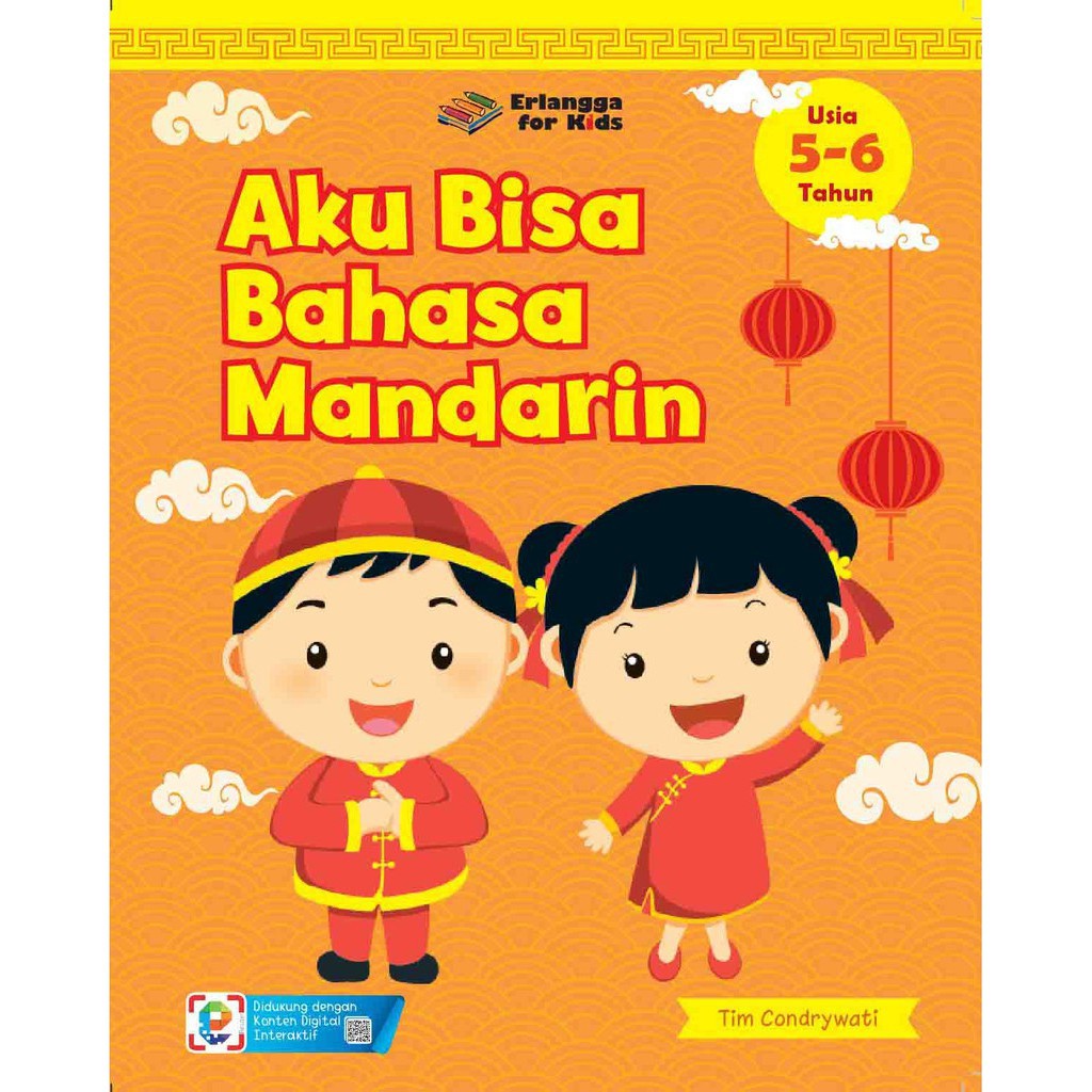 Buku Erlangga PAUD / TK AKU BISA BAHASA MANDARIN Usia 5 - 6 Tahun