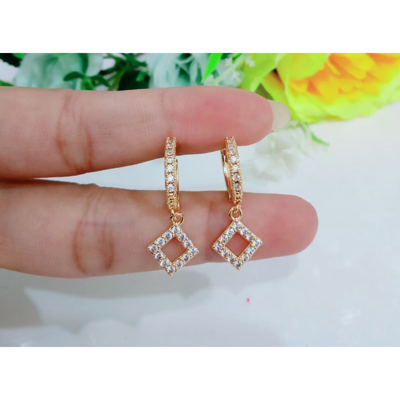 ANTING JEPIT FULL PERMATA DENGAN LIONTIN 003Q