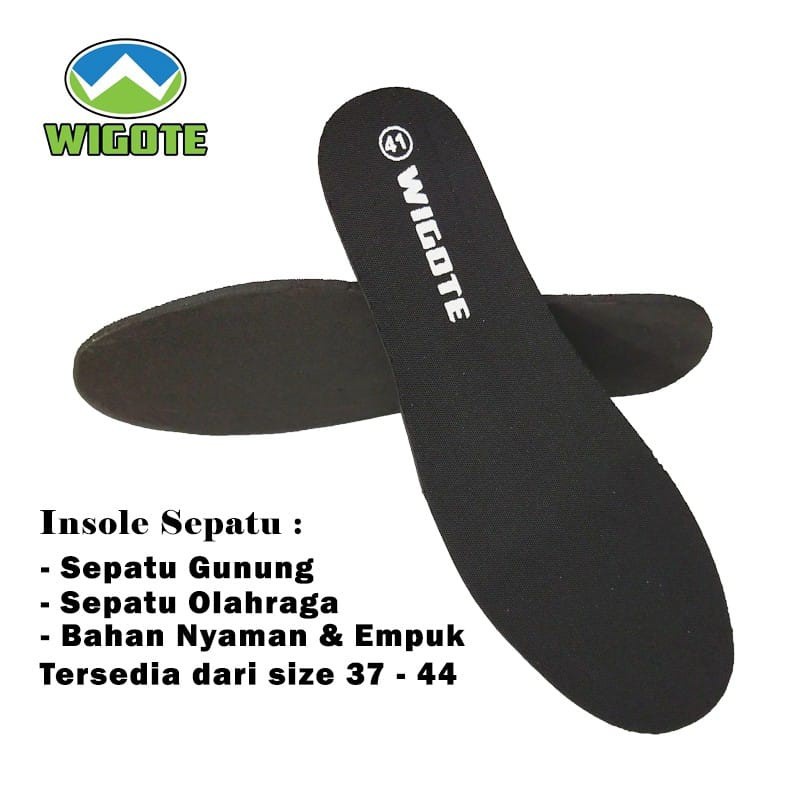 Tatakan Sepatu Wigote - Lidah Sepatu - Alas Sepatu Sepasang (2Pcs)