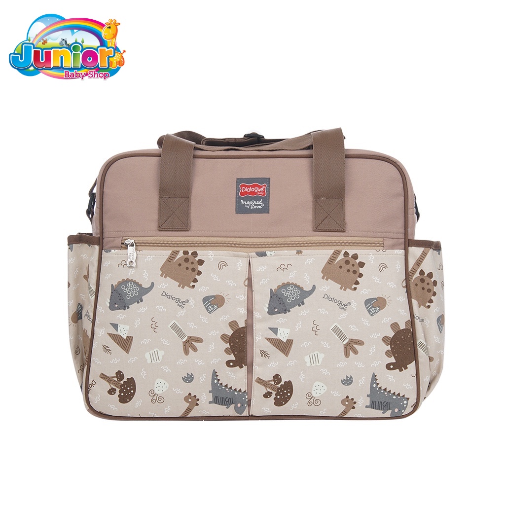 Dialogue Baby Tas Bayi Besar + Tempat Botol Susu Dino Fun Series - DGT7254