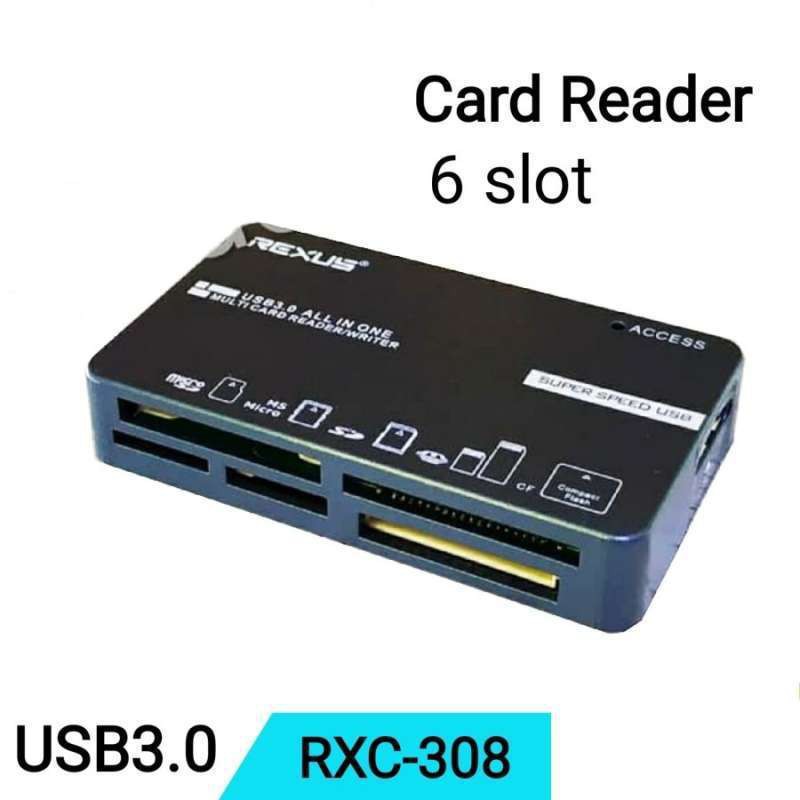 Rexus Card Reader 6 slot USB 3.0 RXC-308