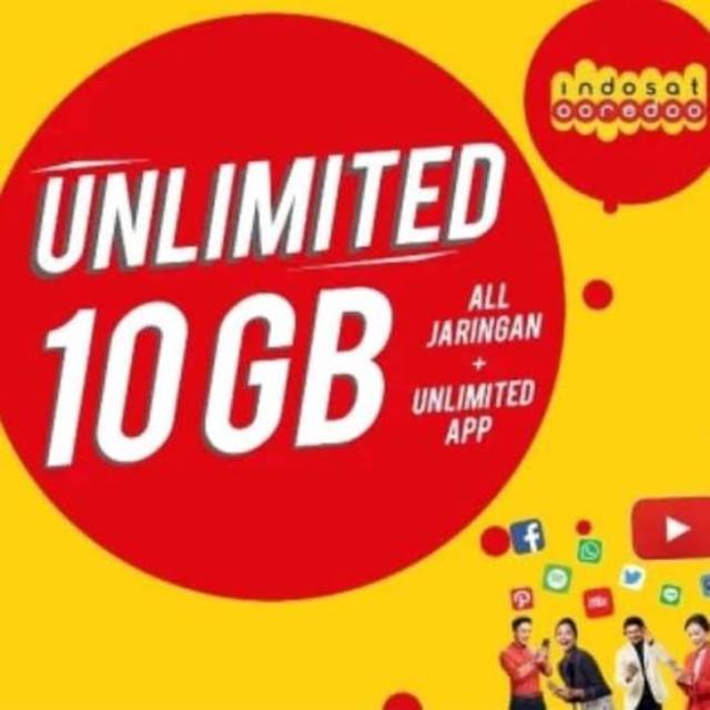 ISI ULANG INDOSAT 10GB UNLIMITED