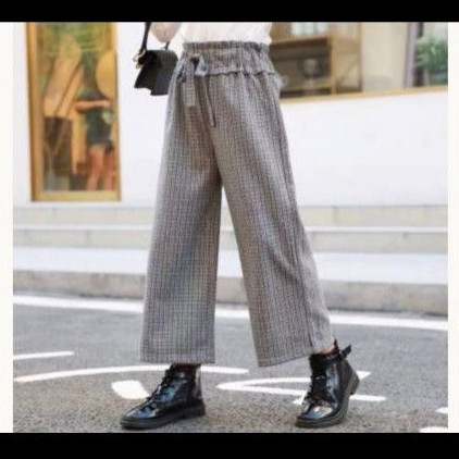 celana anak perempuan / kulot anak tartan / celana anak import