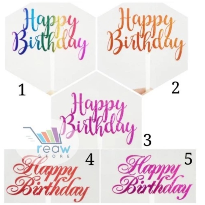 Cake Topper / Topper Happy Birthday / cake topper happy birthday