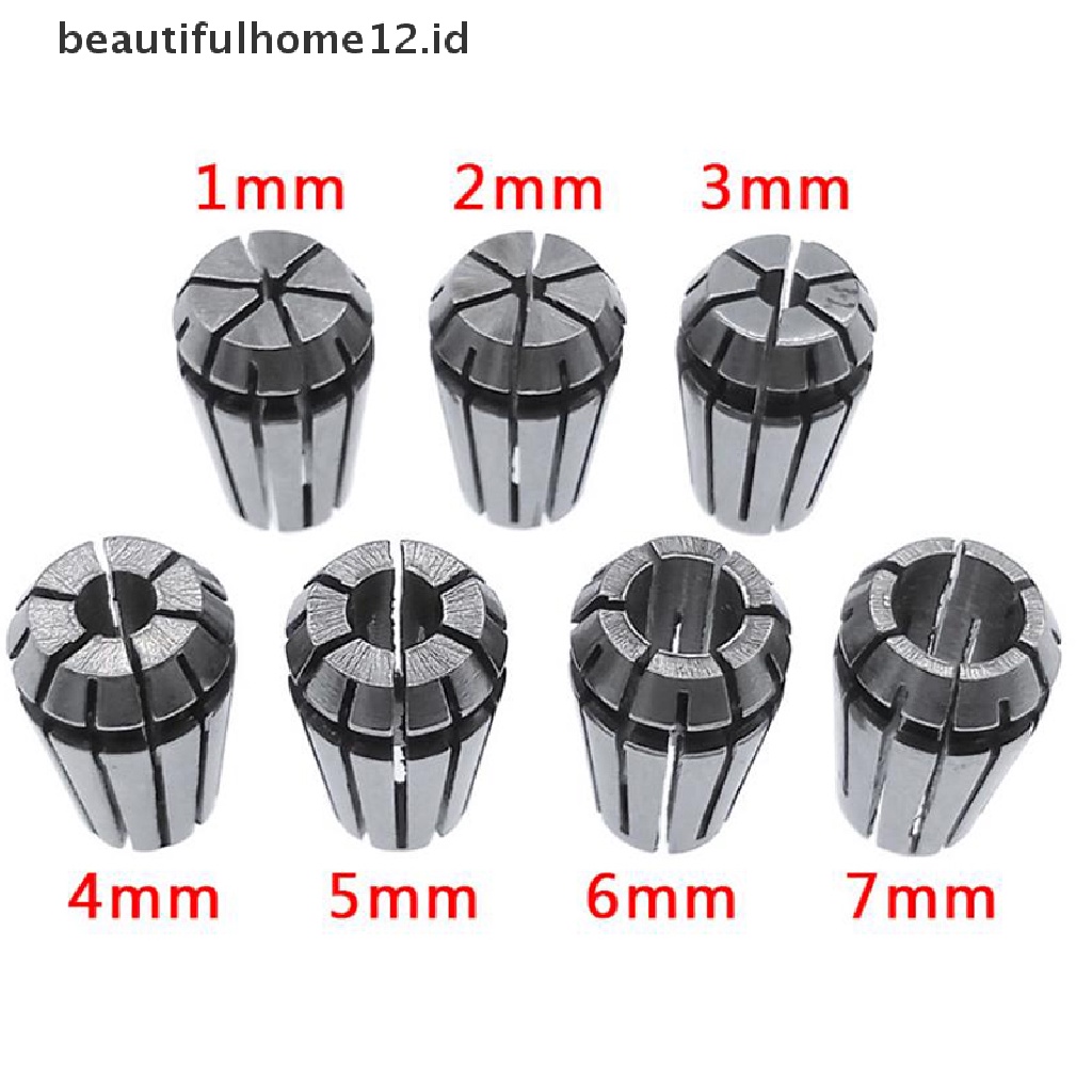 【beautifulhome12.id】 ER11 Spring Collet Chuck Set For CNC Milling Lathe Tool Engraving Machine .