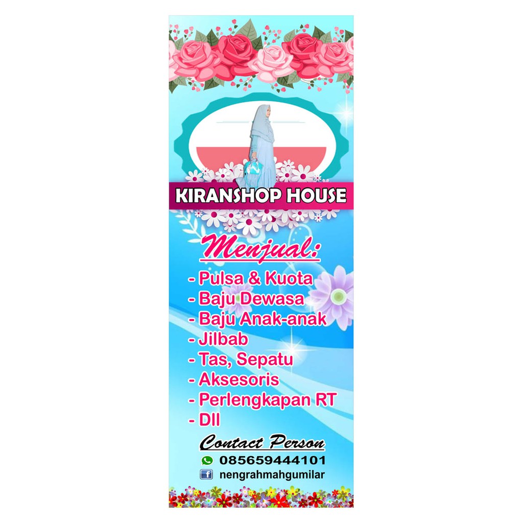 Contoh Banner Baju gambar spanduk
