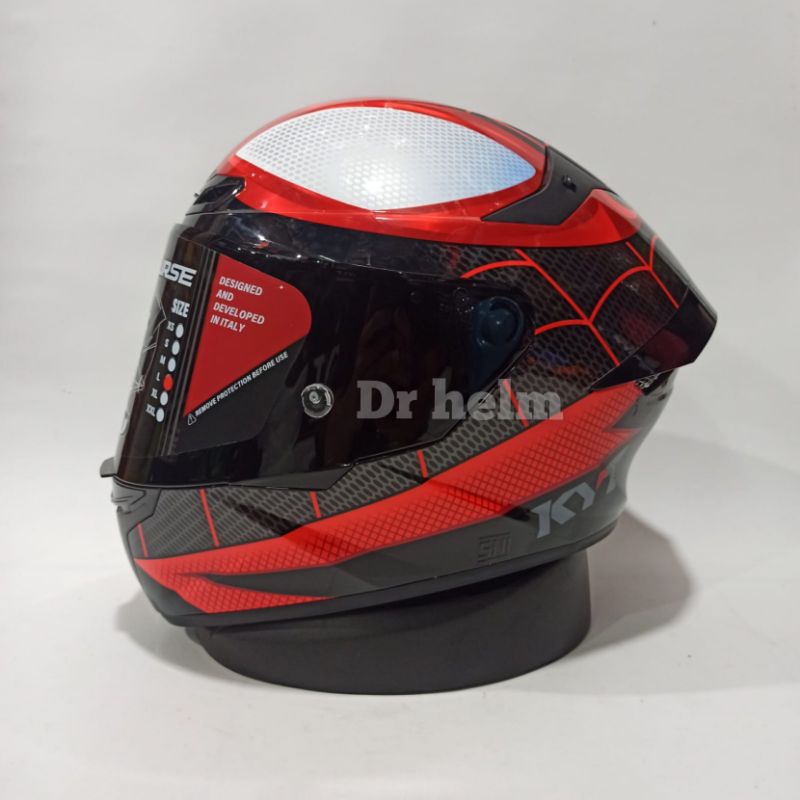 HELM KYT TT COURSE MARVEL SPIDERMAN MORILES LIMITEDEDITION SERIES Full Face