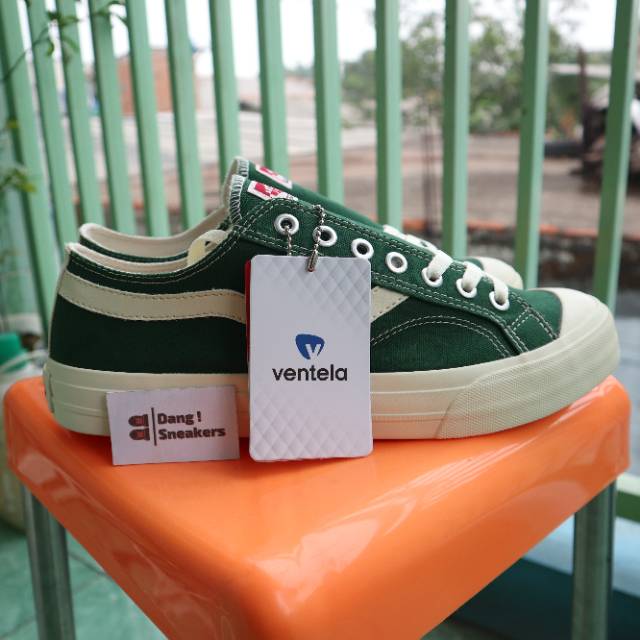 Sepatu Ventela Public Low Green Sneakers murah sale-4
