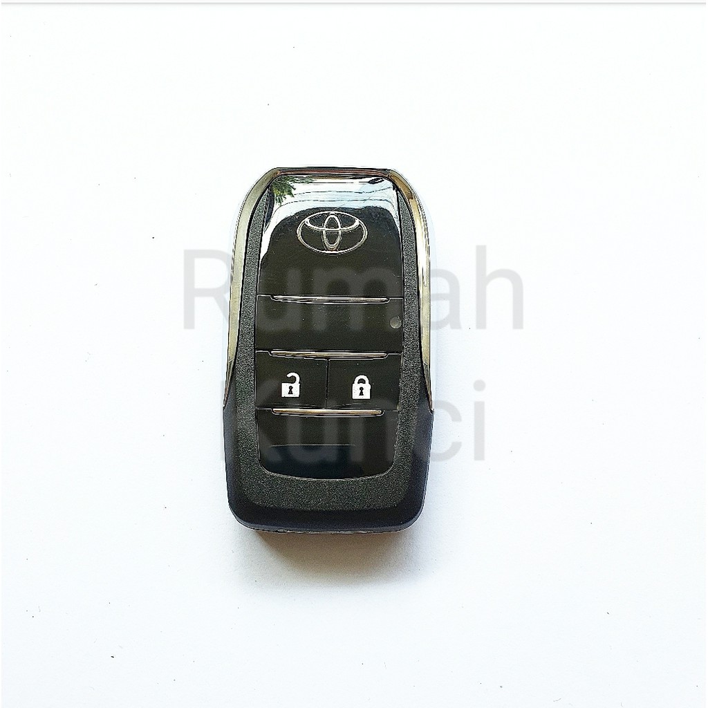 Casing Kunci Lipat Flip Key Toyota Fortuner Yaris Innova Vios 2 Tombol