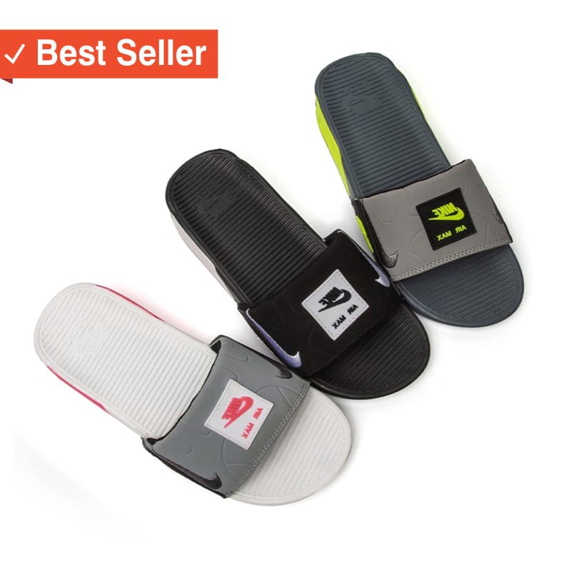 SANDAL WANITA KAKI MURAH / Nike Air Max 90 Slides AM90 Sandal Pria Sepatu Casual Sandal Wanita