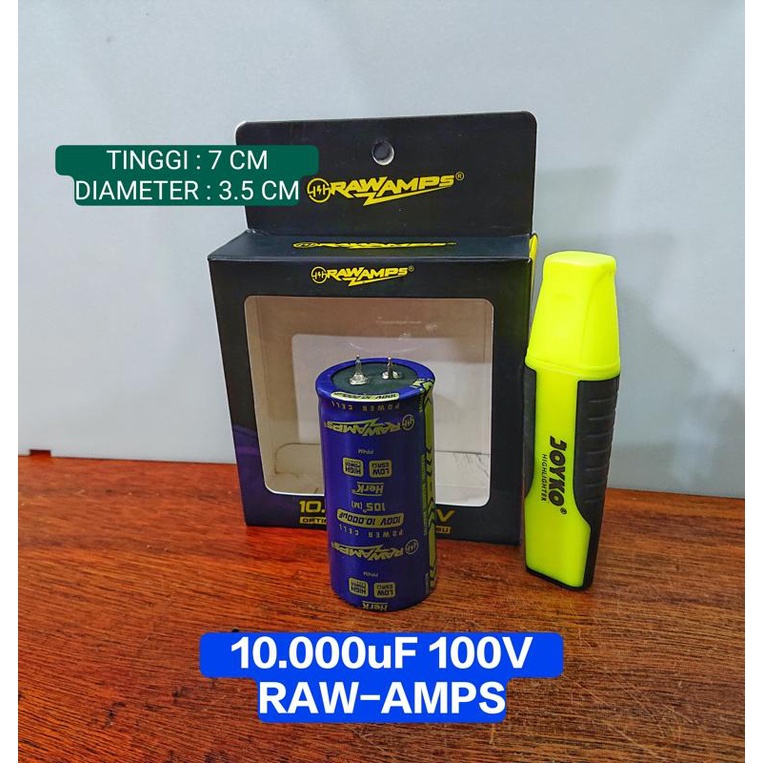 Elco 10.000uf 100V / Elco 10000uf 100V RAWAMPS RAW MURNI FULL