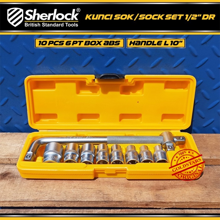 Kunci Shock Set 27 pcs Kenmaster Kunci Sok/sock Motor-Sherlock 10pcs