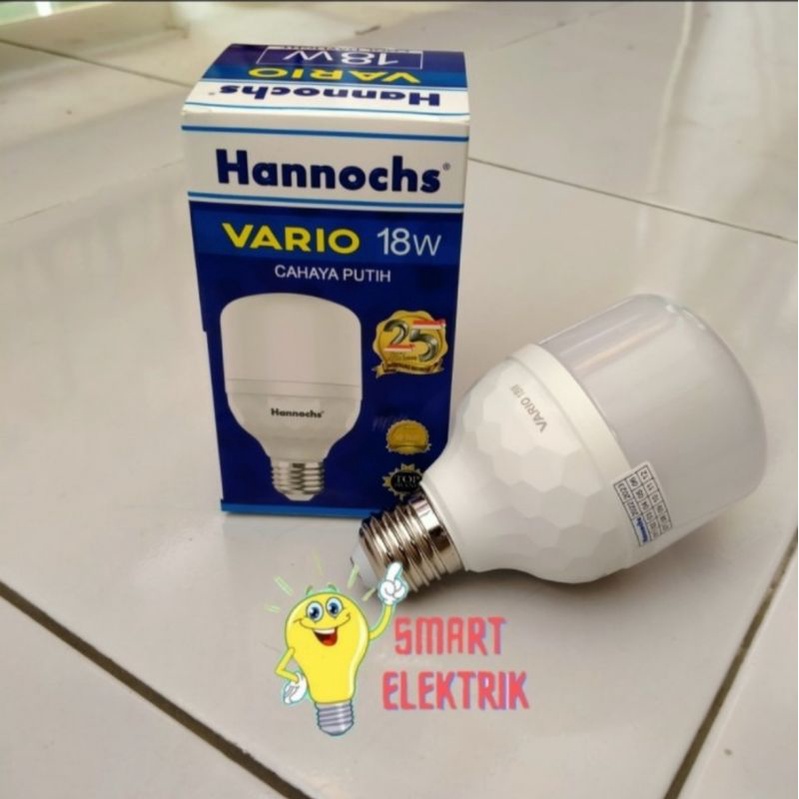 Lampu LED 18Wattt Hannochs Vario | LED Vario Cool Daylight 18Watt 1800 Lumen SNI