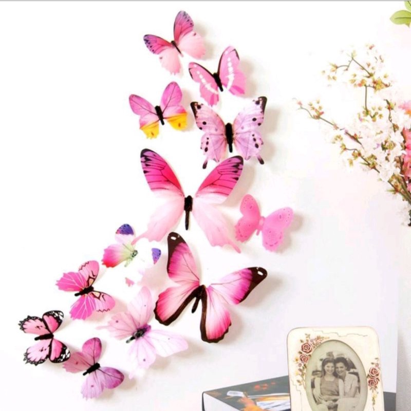 

Stiker 3D Kupu-kupu