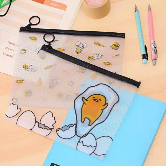 

Zipper Bag / Map Zipper Gudetama