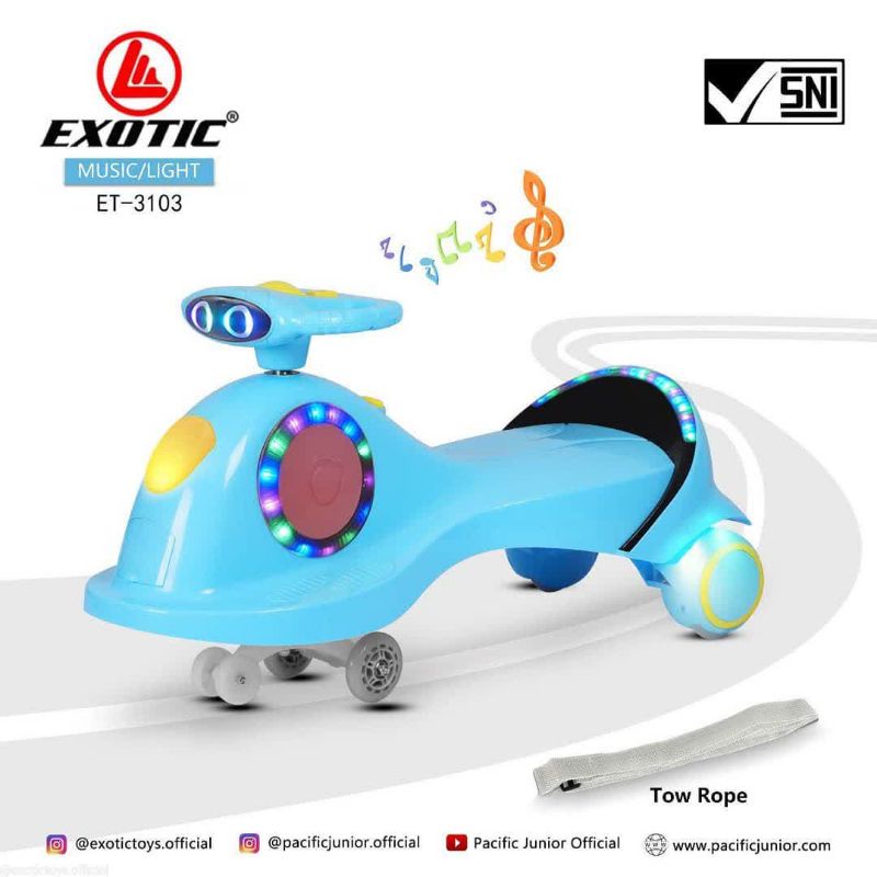Exotic Magic Car Swing Car ET 3103 / Mainan Mobilan Anak Exotic ET 3103