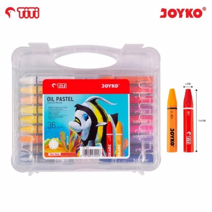 

Oil Pastel Krayon Minyak Joyko Titi Op-36S 36 Warna Colors